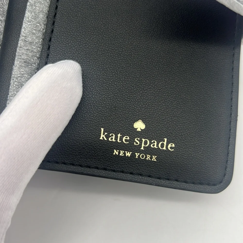 Kate Spade Leila Medium Compartment Bifold Wallet Black